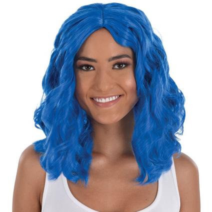 A Blue Body Wave Wig.