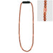 A 34-inch Light-Up LED Orange Bead Necklace