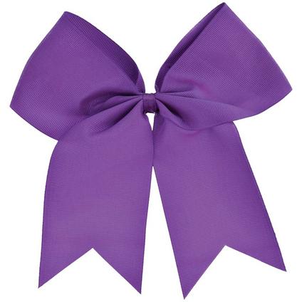 A 9-inch Purple oversized hair bow.