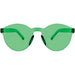 A pair of Green Frameless Glasses.