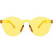 A pair of Yellow Frameless Glasses.