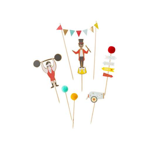 Carnival Cake Topper Set