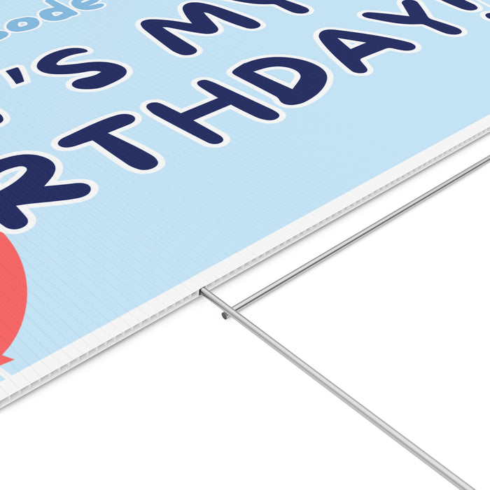 Blue Dog: Birthday Episode Yard Sign 24" x 18" | 1 ct