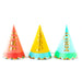 Hip Hip Hooray Party Hats, Assorted, 7"