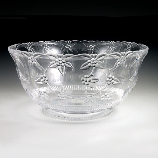 A 12 quart Crystalware Large Punch Bowl.