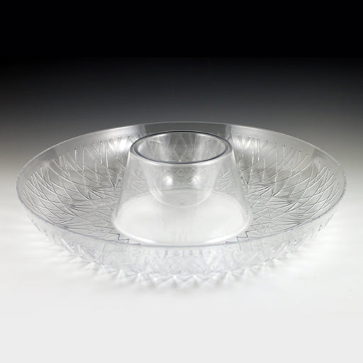 A 15.75" Crystalware Sombrero Tray.