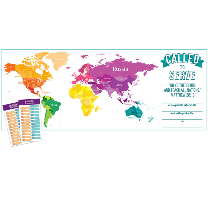 Missionary Called To Serve Deluxe Guessing Game Color | 1 ct