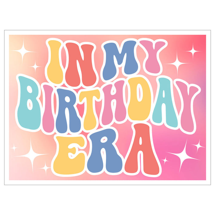 Birthday Era Yard Sign 24" x 18" | 1 ct