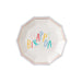 Oui Party Birthday Hexagon Paper Plate