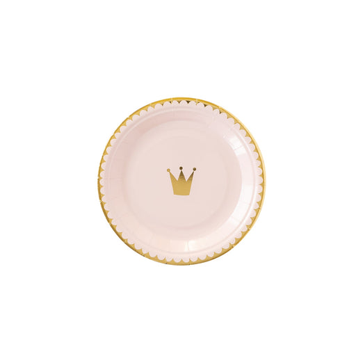 Princess Crown Plates, 7"