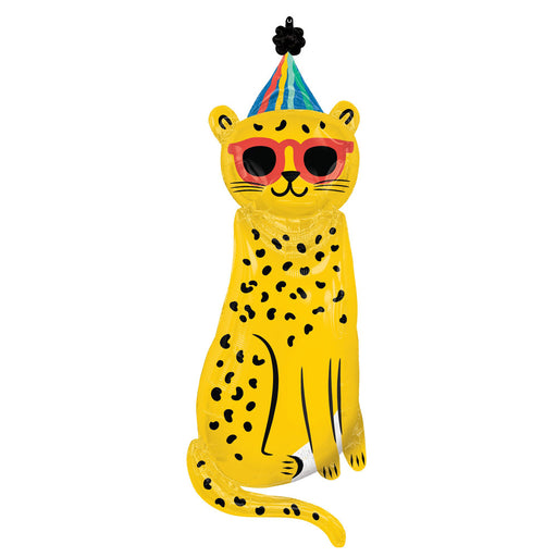 Party Animal SuperShape Mylar Balloon, Cheetah