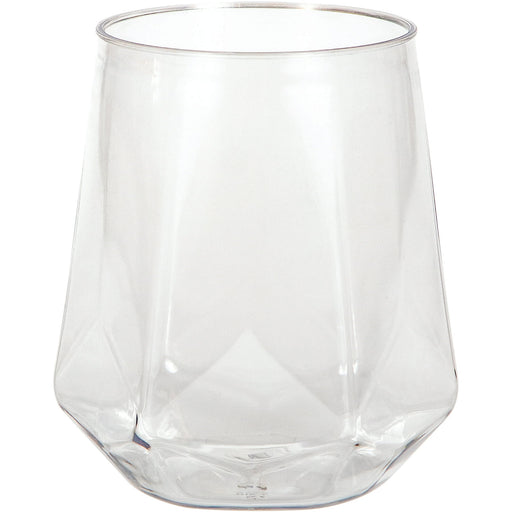 A 14 ounce Fractal Stemless Plastic  Wine Tumbler.