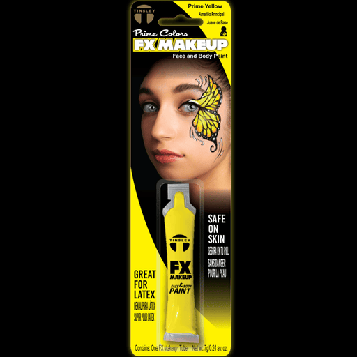 A package of Yellow Prime Colors – FX Makeup Face and Body Paint.