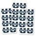 A package of Utah State Logo Stickers