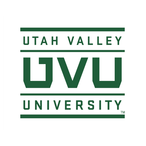 A UVU Block Logo sticker.