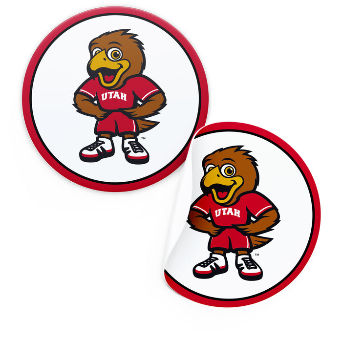 U of U Swoop Mascot Stickers 2" | 24 ct