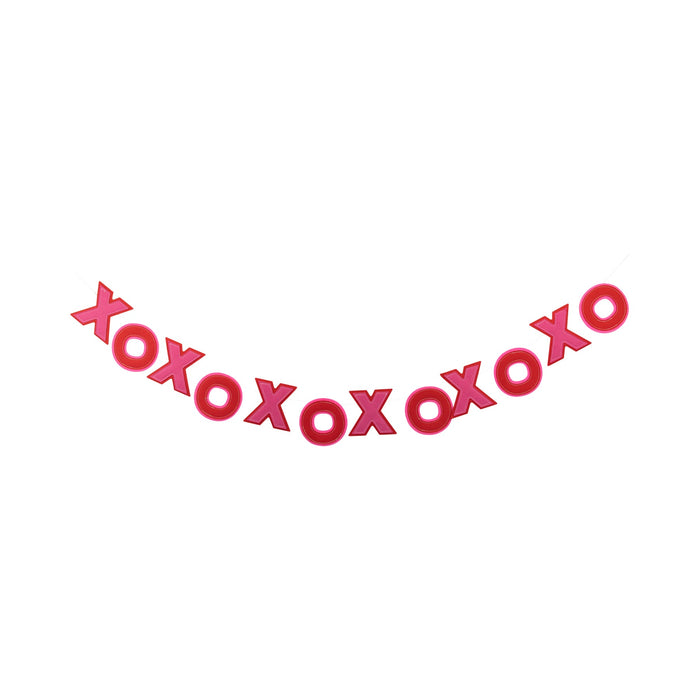 Valentine's Felt XO Banner