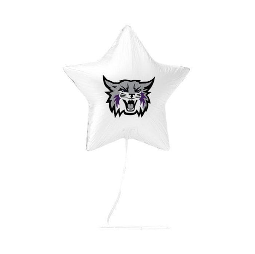 A 17 inch licensed Weber State Wildcat Mylar Balloon.