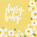 A Sweet Daisy Paper Lunch Napkin. Comes in a pack of 16.