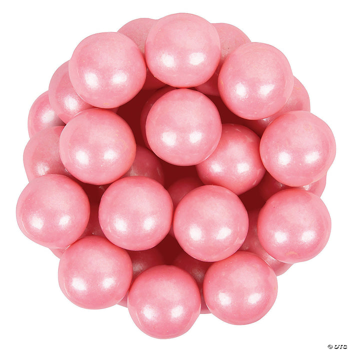 Satisfy your sweet tooth with our 1in Pearl Pink Gumballs! These vibrant red gumballs come in a 2lb bag, perfect for sharing (or keeping for yourself, we won't tell). With each gumball measuring at 1 inch, it's the perfect size for endless bubble blowing fun!