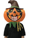 A person wearing a Inflatable Pumpkin Head.