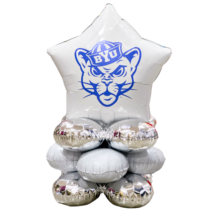 BYU Sailor Cougar Air-filled Mini Balloon Bouquet