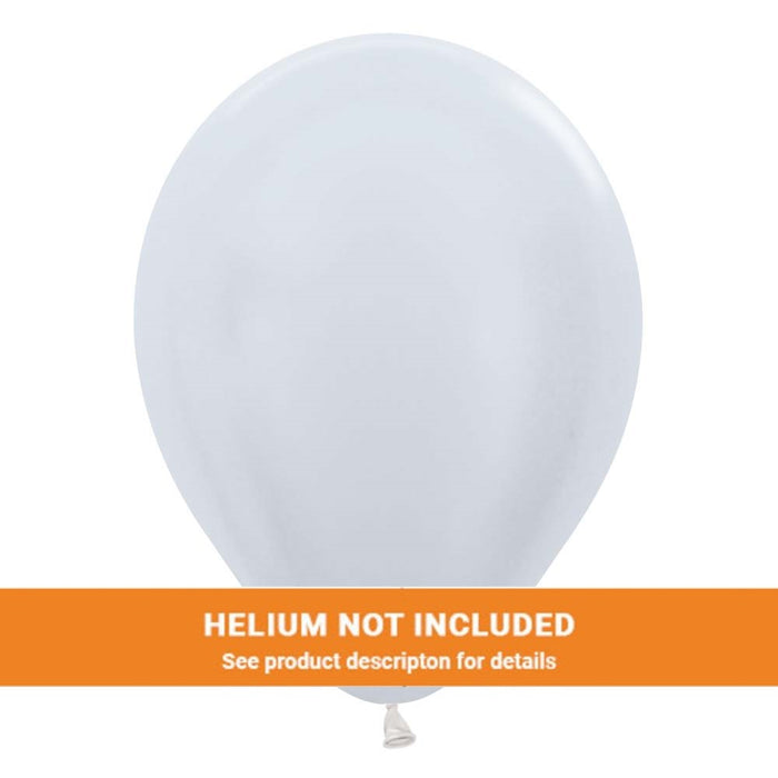 11" Sempertex Latex Balloon Pack, White | 100 ct