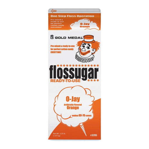 O-Jay Orange Floss Sugar | 3.25 lbs