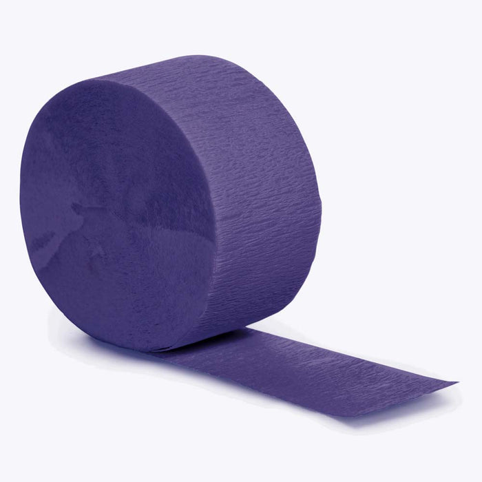 Purple Crepe Paper Streamer 81ft  | 1ct