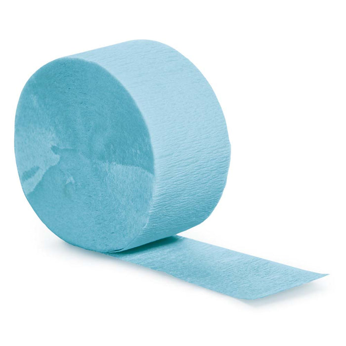 Pastel Blue Crepe Paper Streamer 81ft  | 1ct