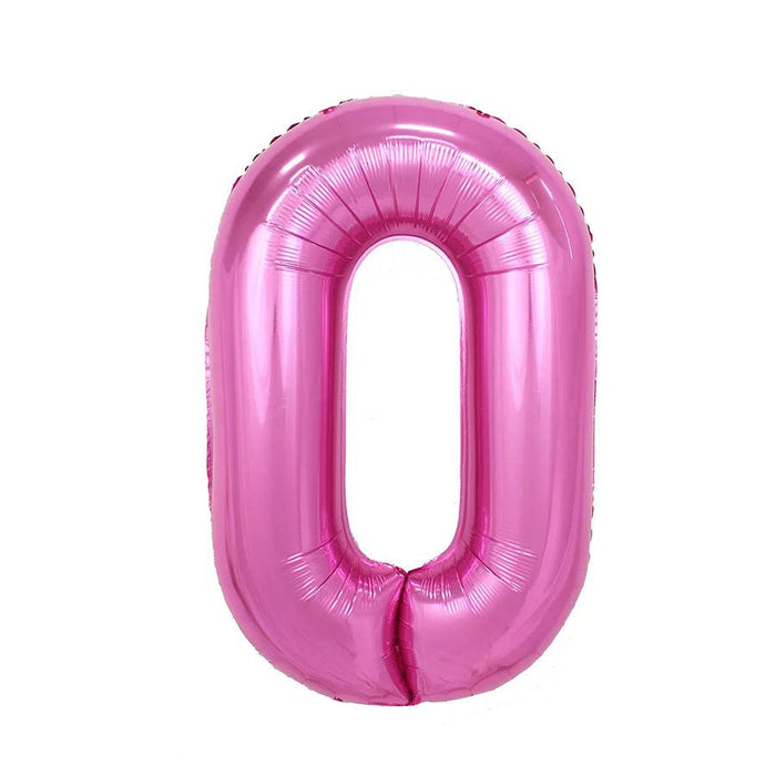 Pink Jumbo Number Balloons 34" | 1 ct