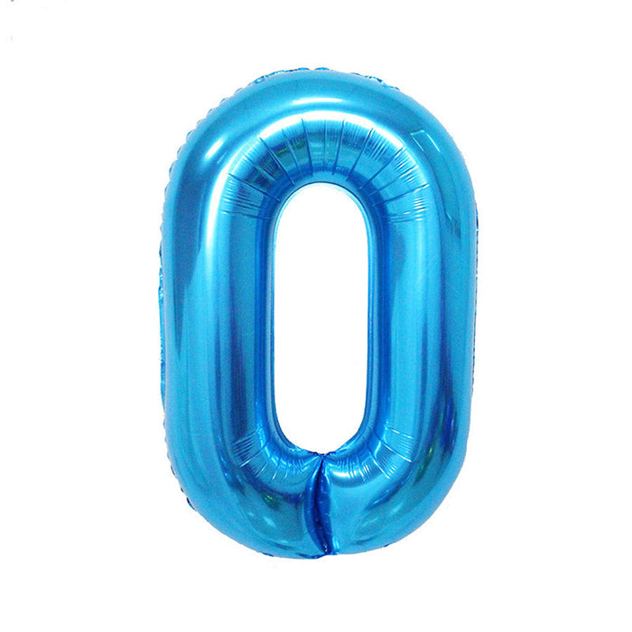 Blue Jumbo Number Balloons 34" | 1 ct