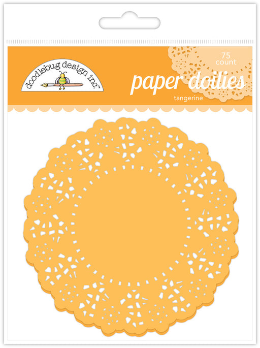 Tangerine Doilies, 4.5'' | 75 ct