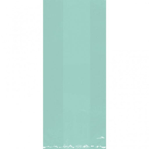 Caribbean Blue Cellophane Bag, Large | 25 ct