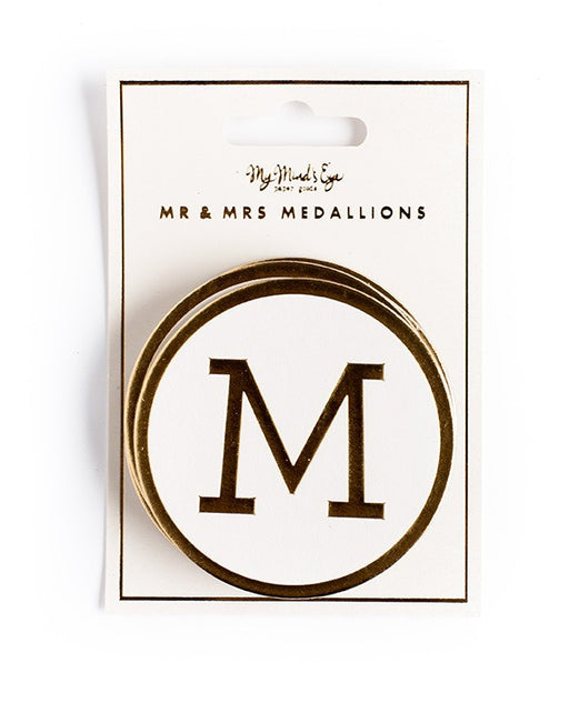 Fancy Mr and Mrs Medallion Banner | 1 ct