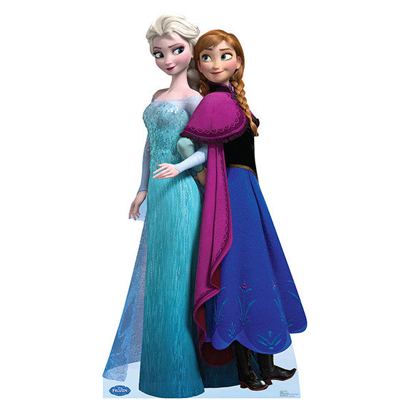 Disney's Frozen, Elsa and Anna Lifesize Standup | 1 ct