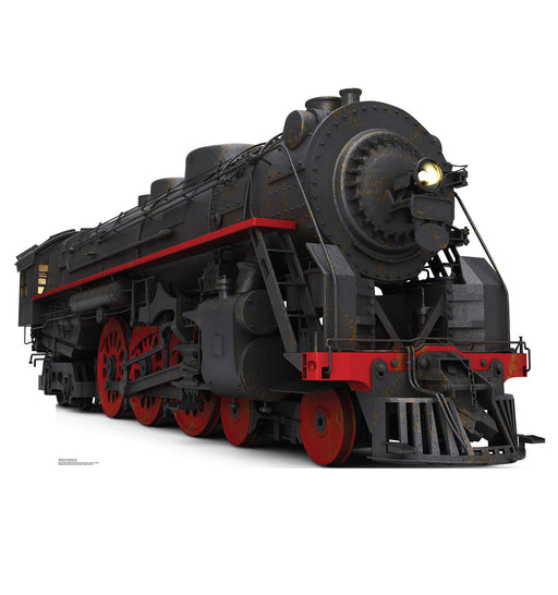 Black and Red Steam Train Lifesize Standup