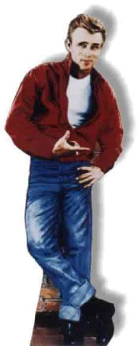 James Dean Red Jacket Lifesize Standup