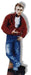 James Dean Red Jacket Lifesize Standup