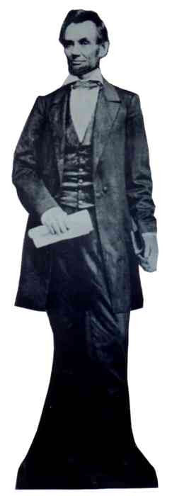 President Abraham Lincoln Lifesize Standup