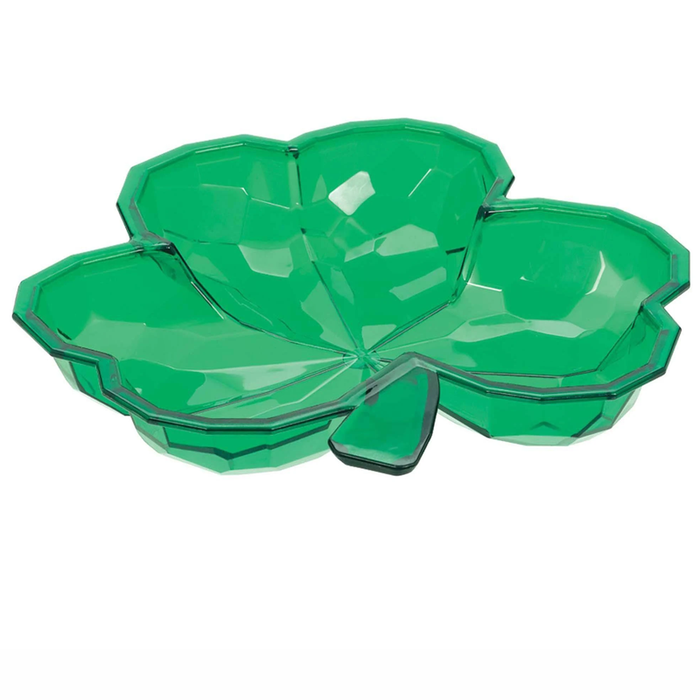 Bowl Plastic Small Shamrock | 1ct