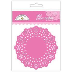 Bubblegum Mini Doilies 3'' | 75 ct