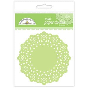 Limeade Mini Doilies 3'' | 75 ct