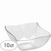 Clear Square Bowl, 8 oz. | 10 ct