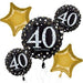 Sparkling 40 Balloon Bouquet | 1 ct