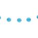 Powder Blue Mini Honeycomb Garland, 7' | 1 ct