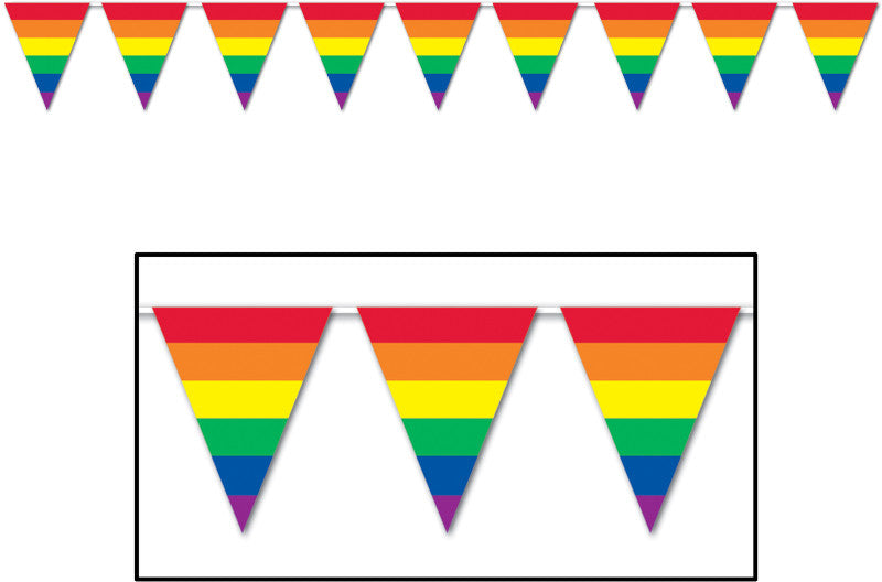 Rainbow Pennant Banner | 1 ct