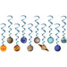 Solar System Swirl Decorations | 10 ct