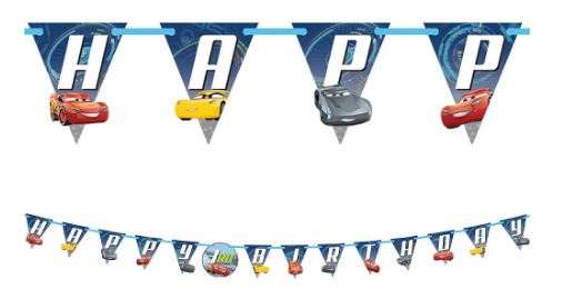 Cars 3 Birthday Banner Kit  | 1ct