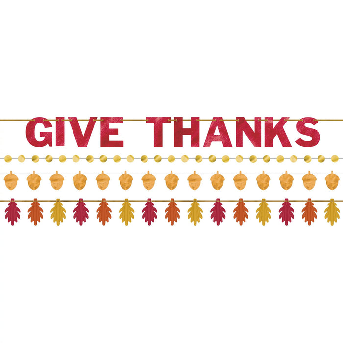 Give Thanks Banner Kit | 4 pcs